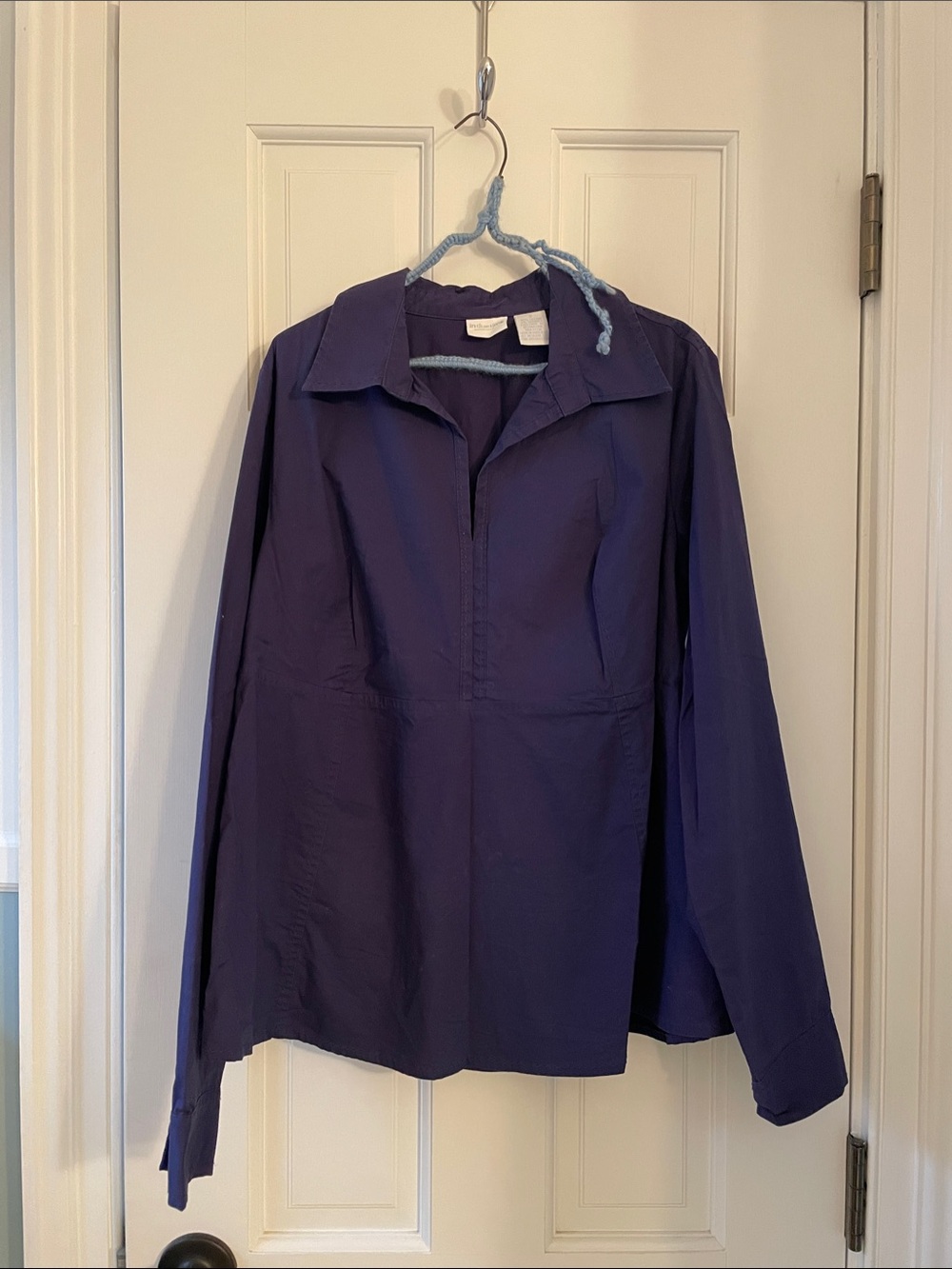 Women's Dark Purple Lightweight Collared Jacket